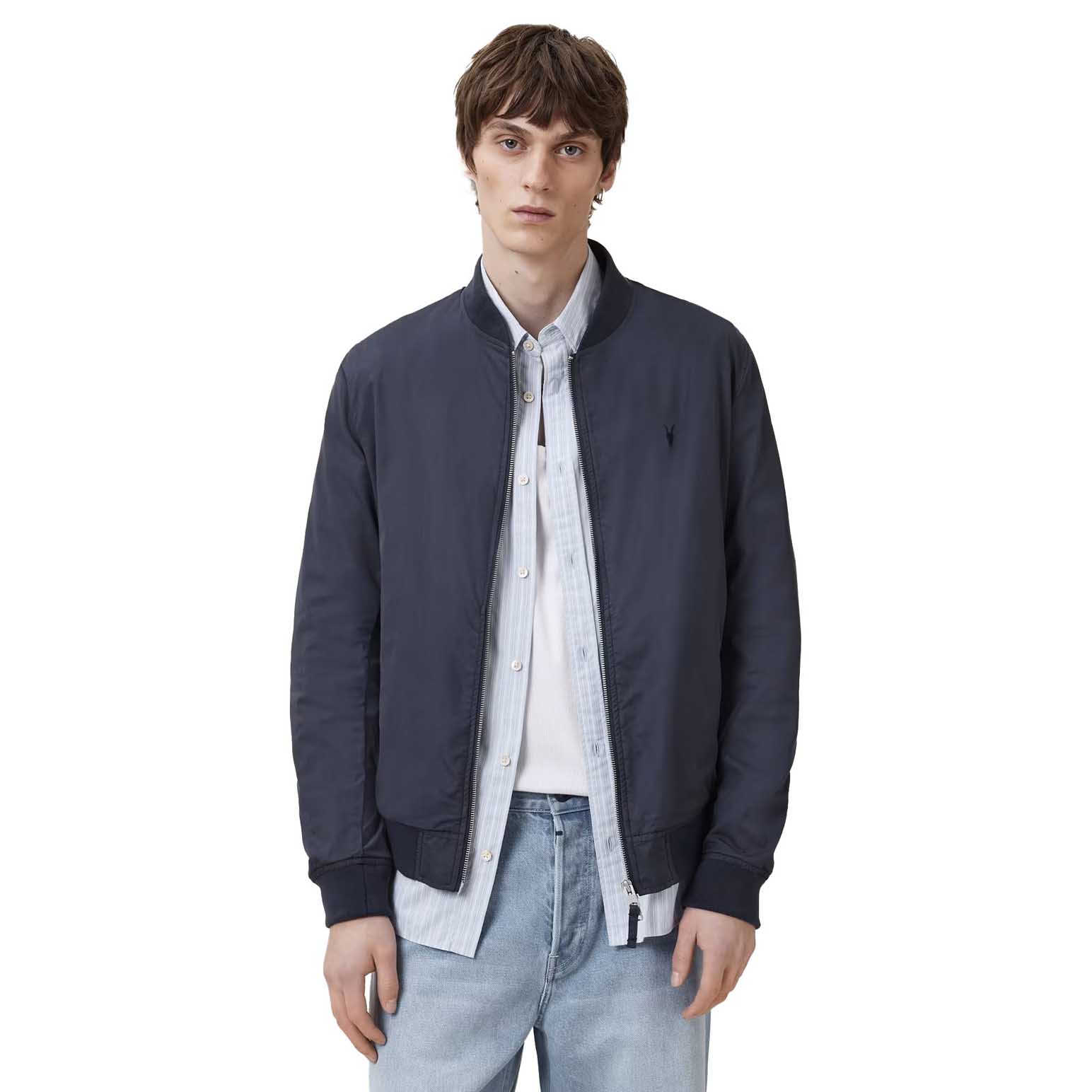 AllSaints Bassett Ramskull Bomber Jacket
